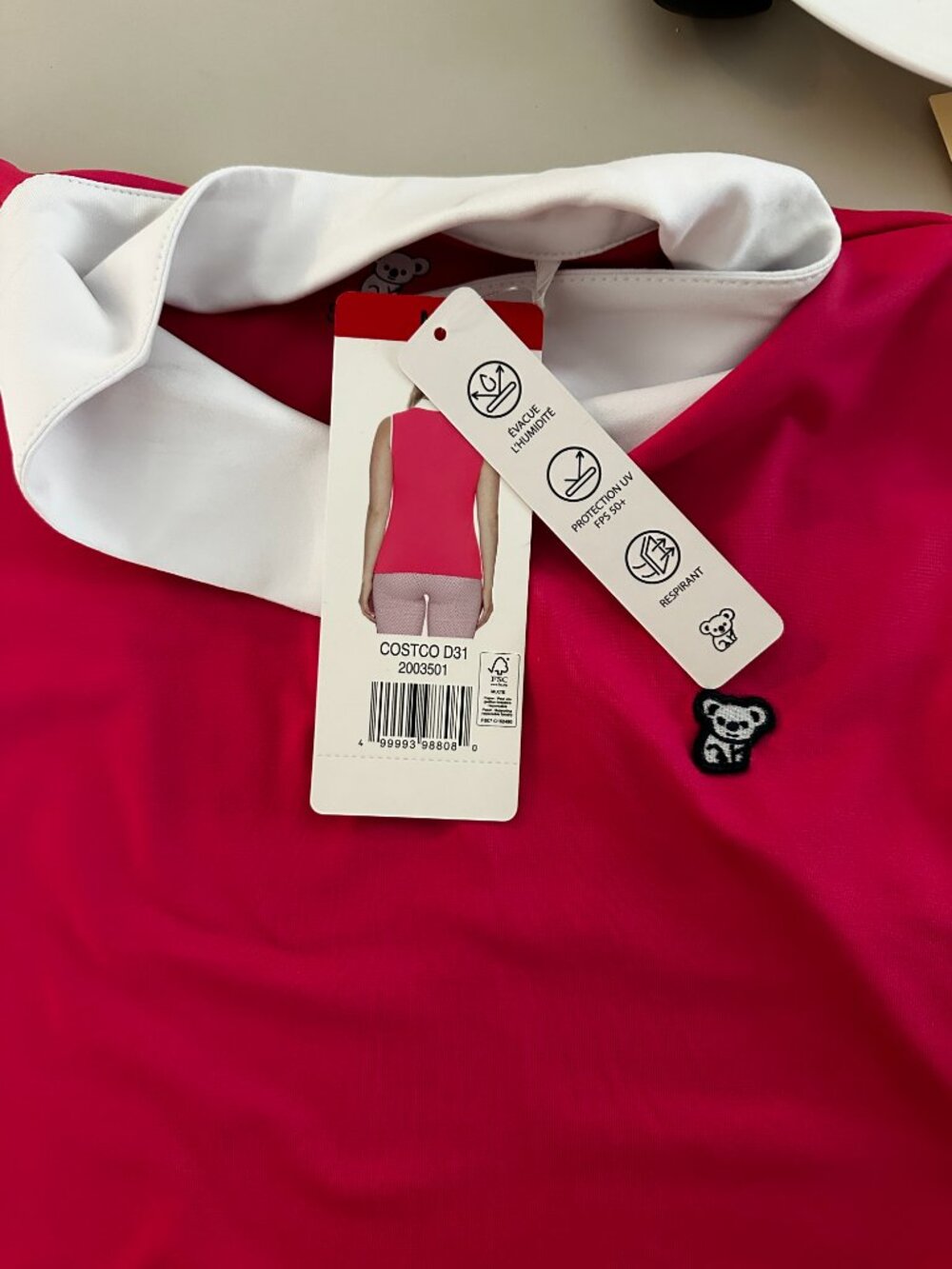 Women's S.C. Sport Golf Athletic Sleeveless Shirt Size M NWT - Picture 5 of 6